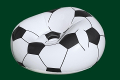 Aufblasbarer Sessel im Fußball Look
