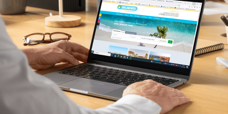 Die onlineweg Partnerseite: Digitale Spitzentechnologie für dein Reisebüro